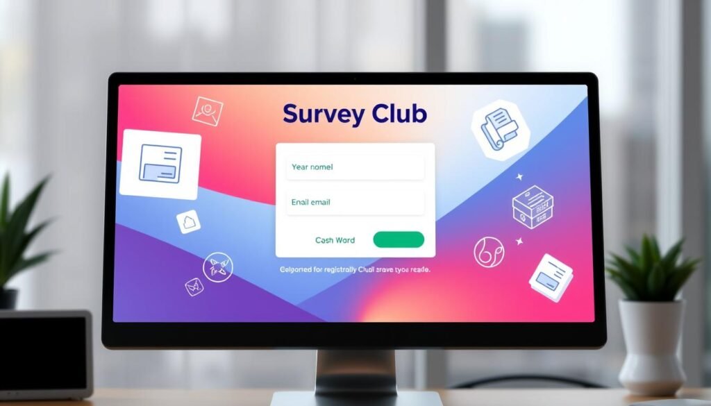 Survey Club registration process
